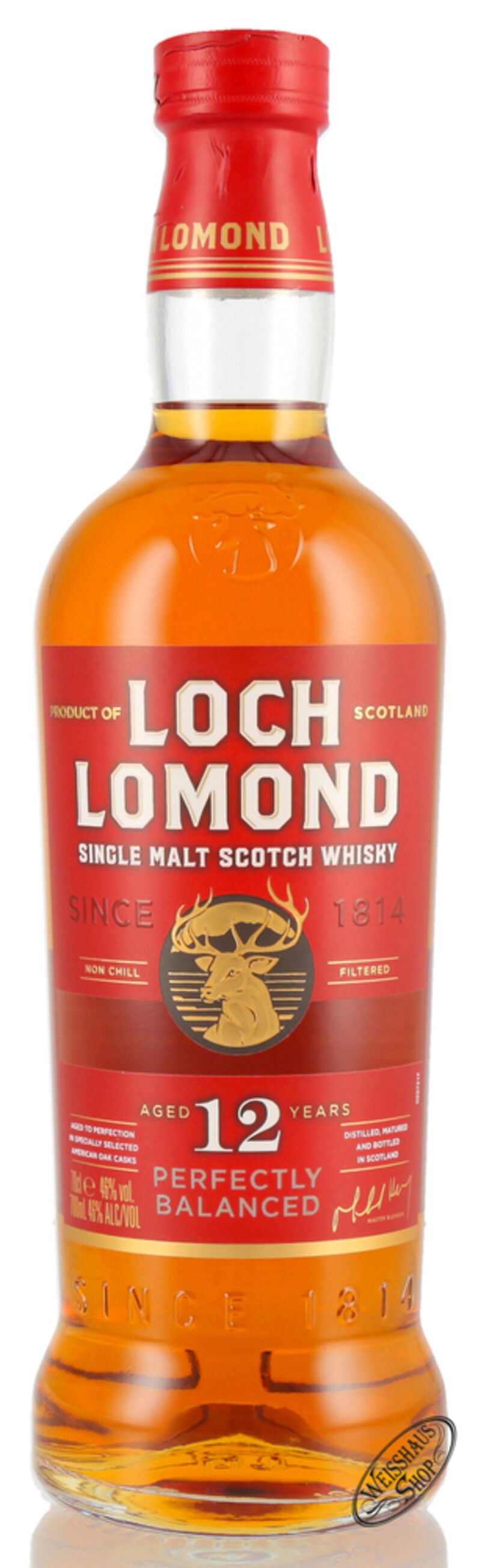 Loch Lomond 12 YO Single Malt Whisky 46% vol. 0,70l