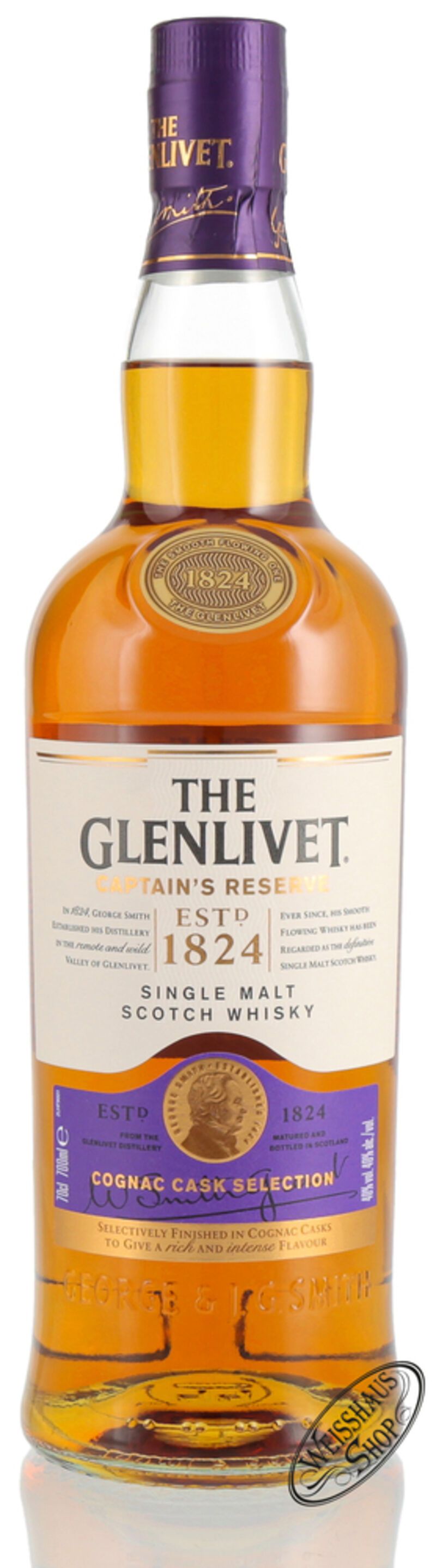 The Glenlivet Captain's Reserve Single Malt Scotch Whisky 40% vol. 0,70l