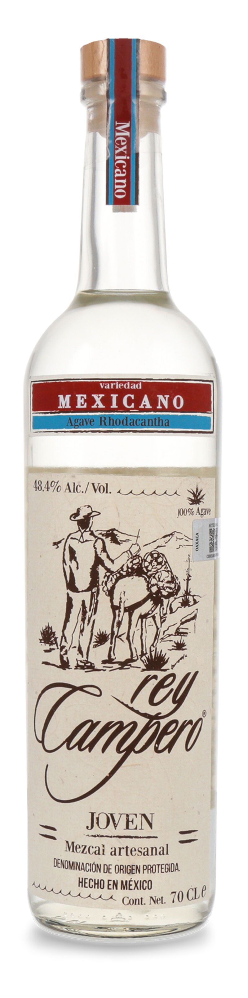 Rey Campero Mezcal Mexicano 48,4% vol. 0,70l