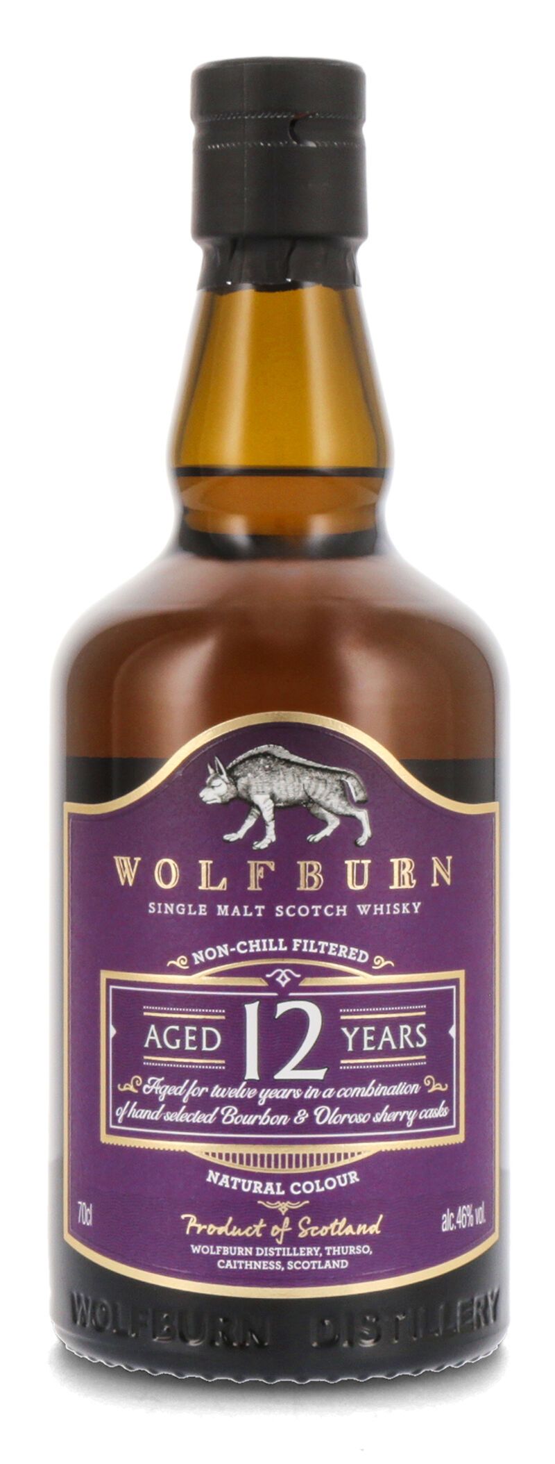 Wolfburn 12 YO Whisky 46% vol. 0,70l
