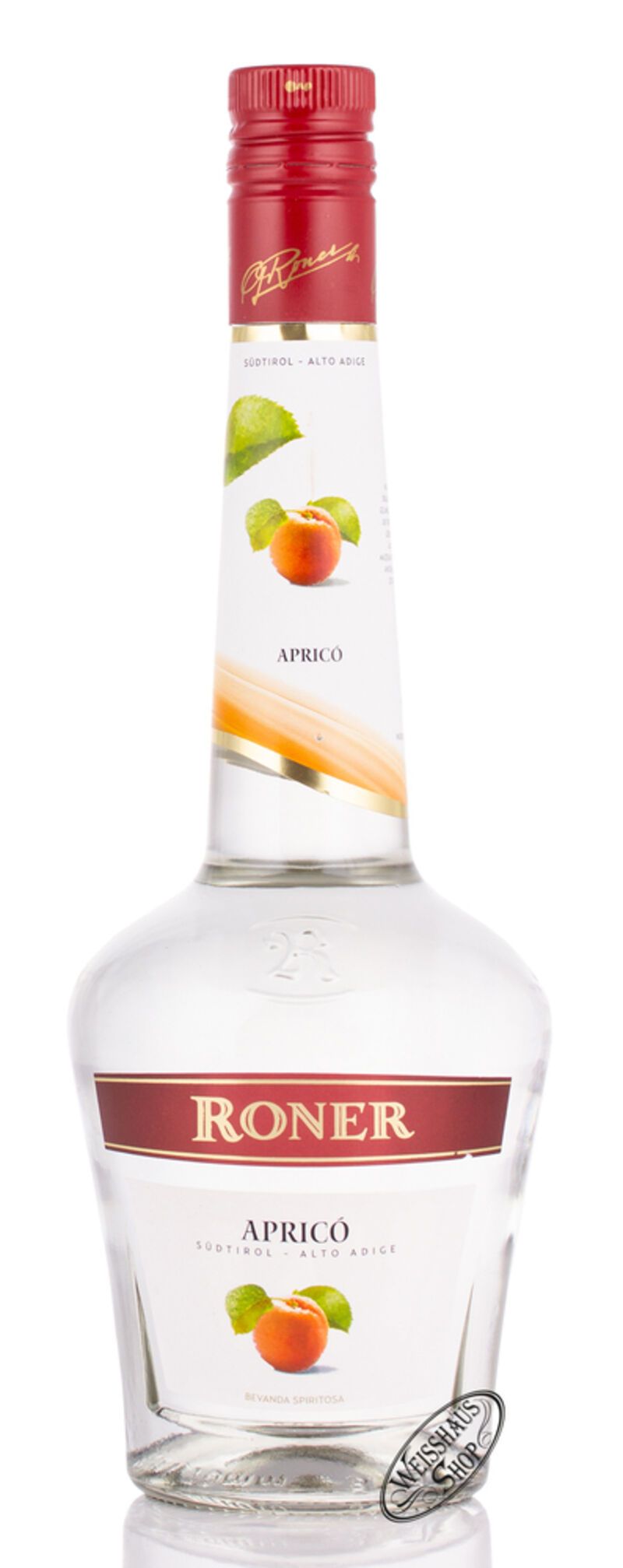 Roner Apricó Distillato di Albicocche 40% vol. 0,70l | Weisshaus Shop