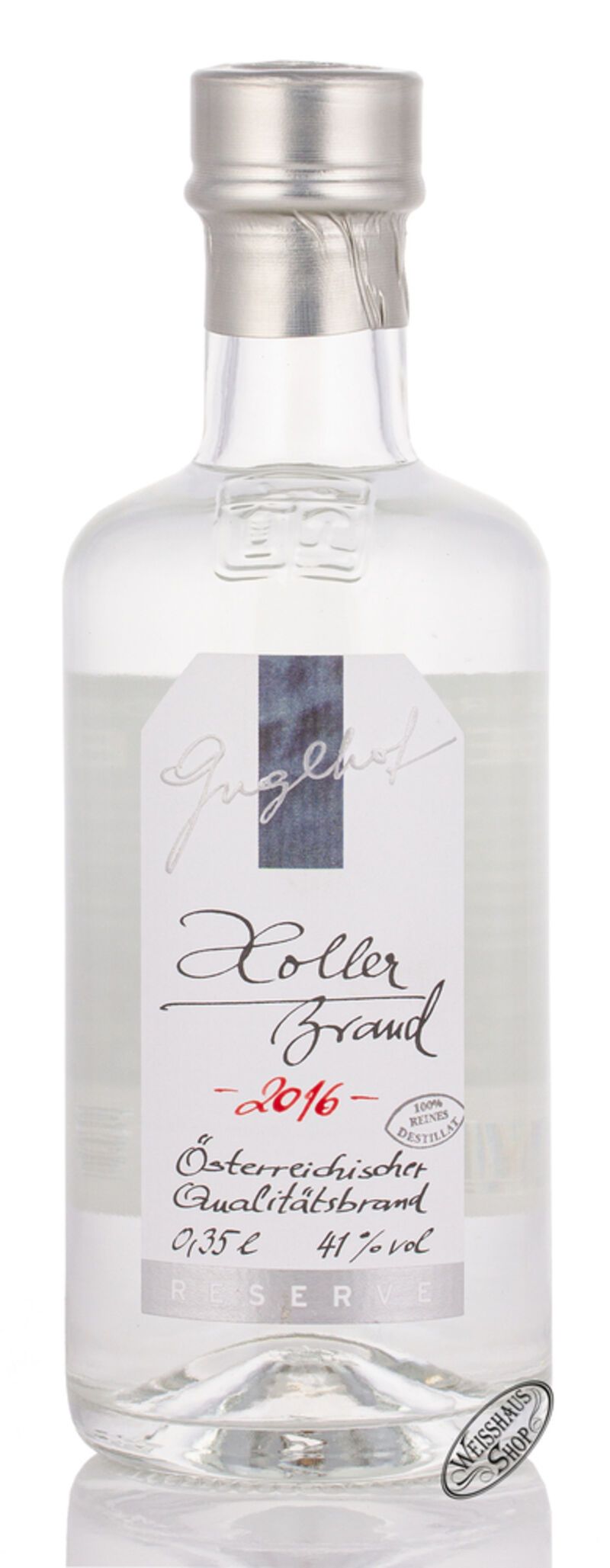 Guglhof Holler Brand 41% vol. Jahrgangsbrand 0,35l Guglhof Holler Brand 41% vol. Jahrgangsbrand 0,35l
