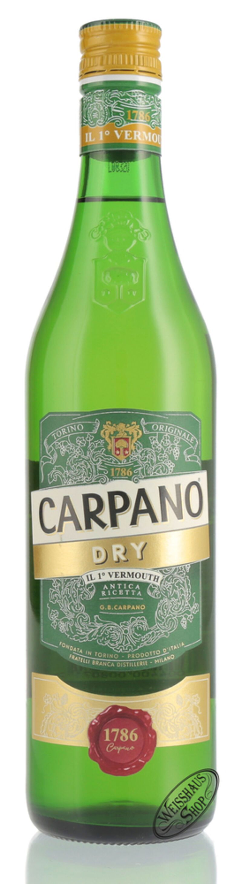 Carpano Dry Vermouth 18% vol. 0,75l Carpano Dry Vermouth 18% vol. 0,75l