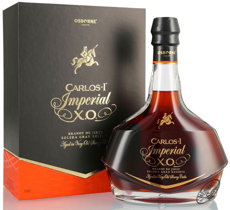 Carlos Primero Imperial XO Brandy 40% vol. 0,70l Carlos Primero Imperial XO Brandy 40% vol. 0,70l