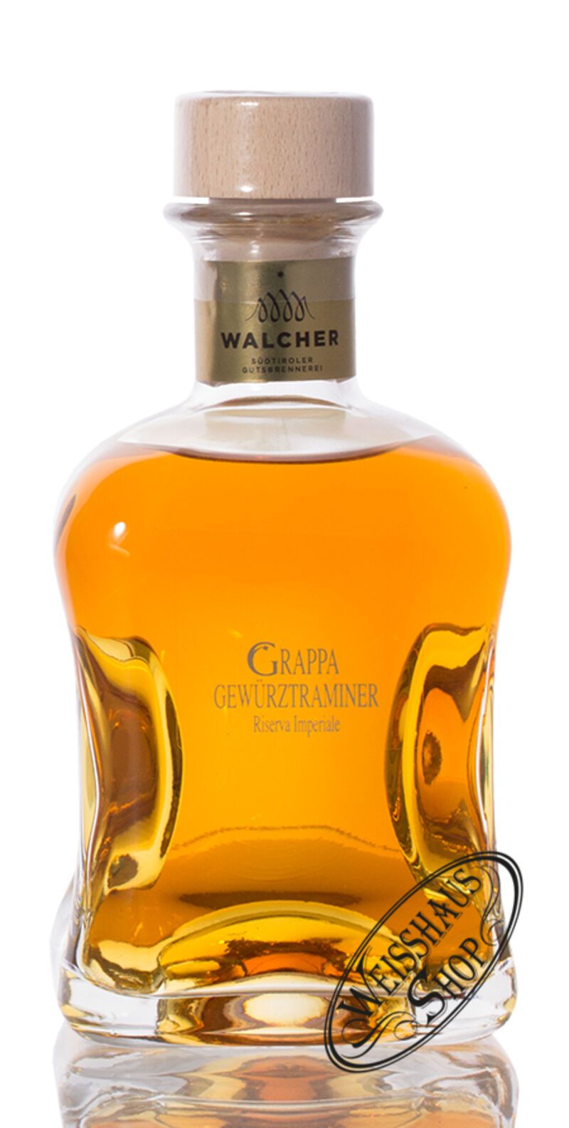 Walcher Grappa Gewürztraminer Riserva Imperiale 40% vol. 0,50l