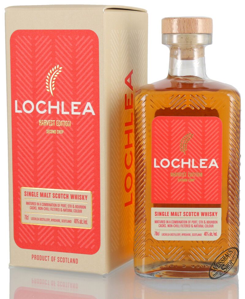 Lochlea Harvest Edition 2nd Crop Single Malt Whisky 46% vol. 0,70l