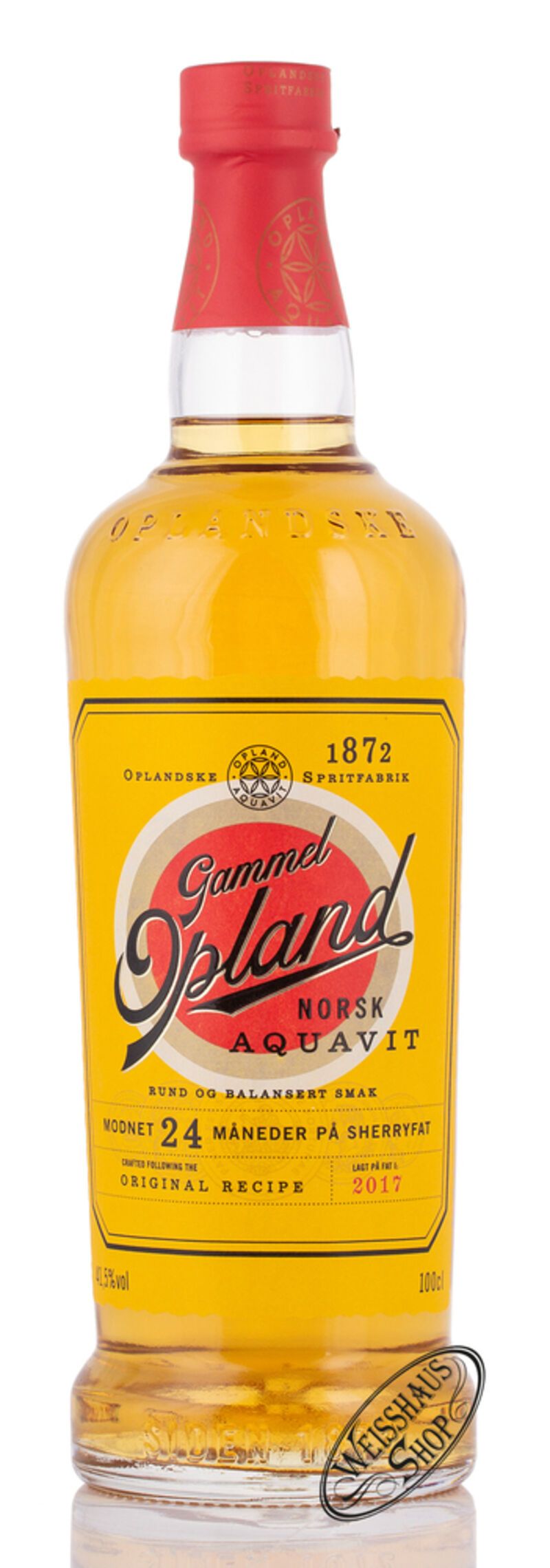 Gammel Opland Aquavit 41,5% vol. 1,0l