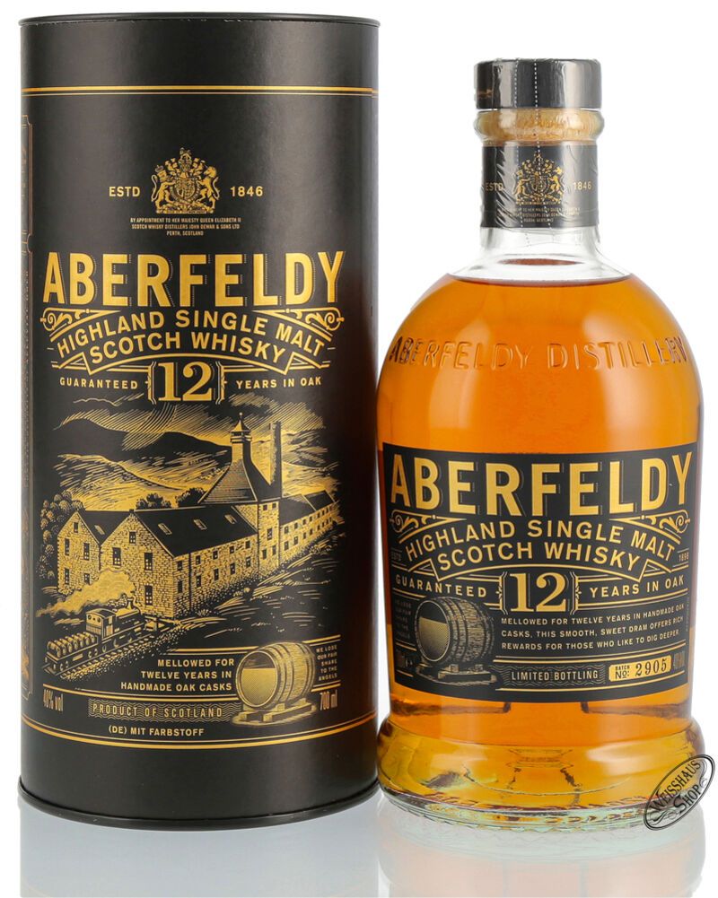 Aberfeldy 12 YO Whisky 40% vol. 0,70l