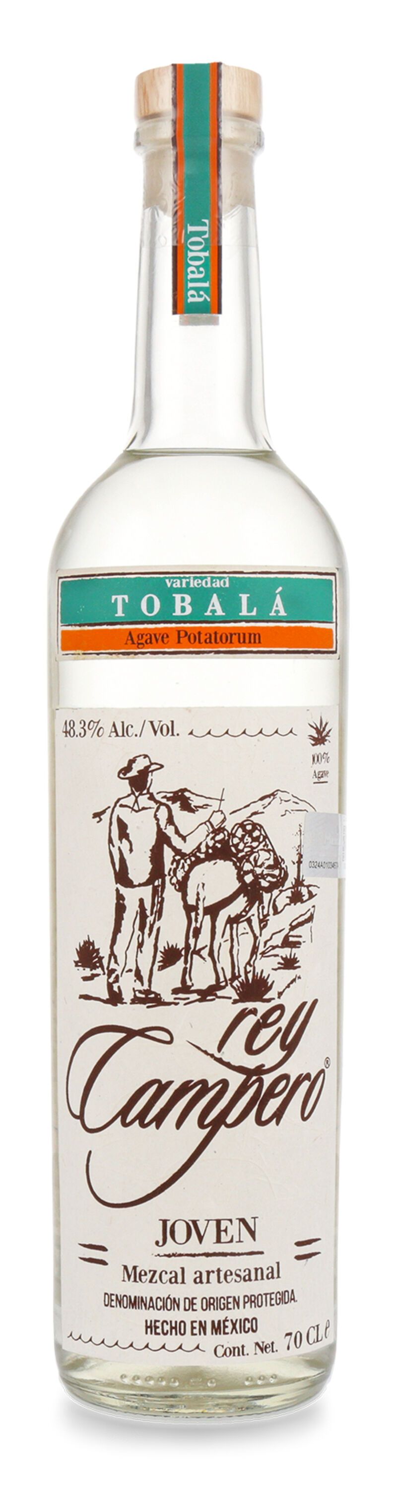 Rey Campero Mezcal Tobala 48,3% vol. 0,70l