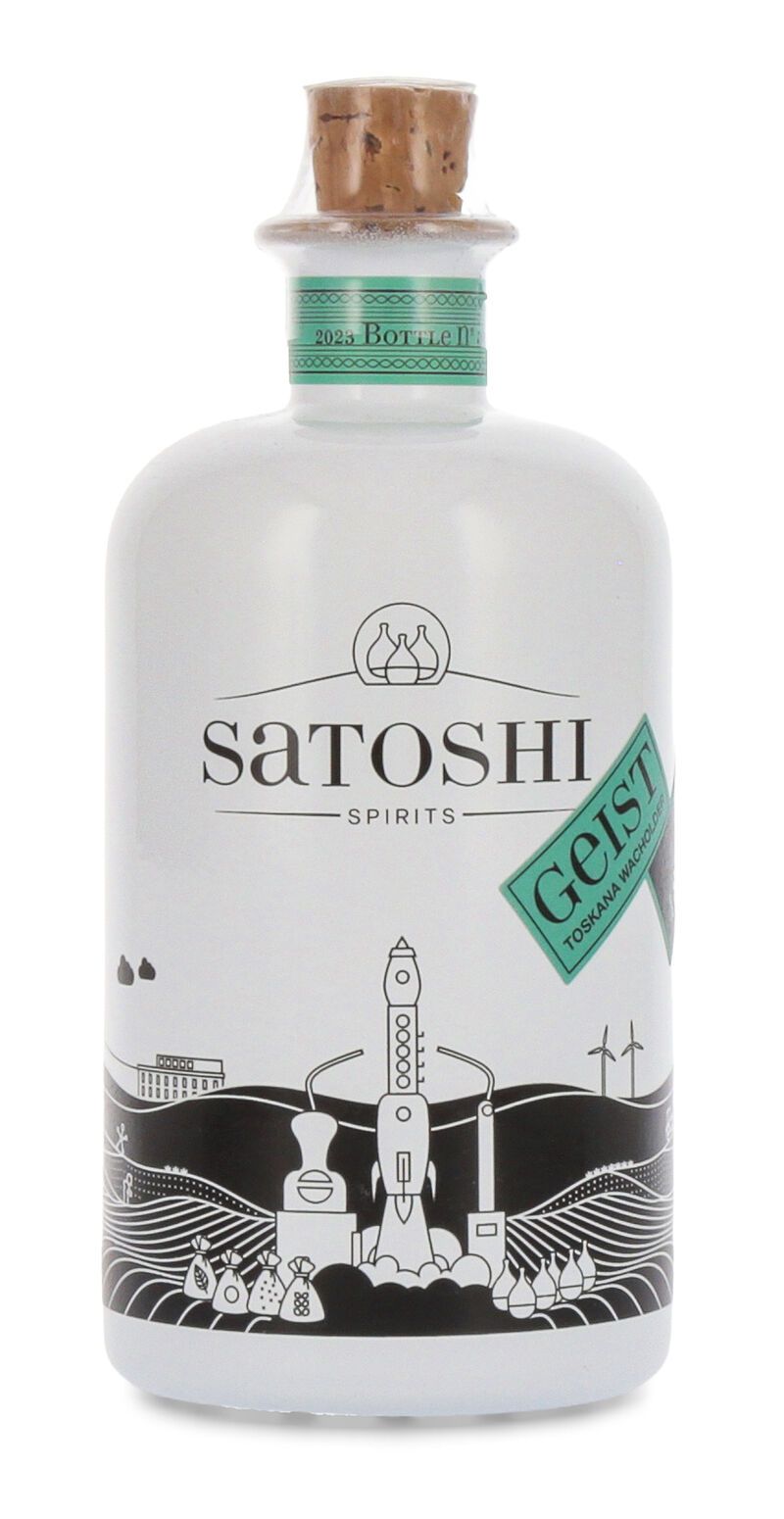 Satoshi Toskana Wacholder Geist 48% vol. 0,50l