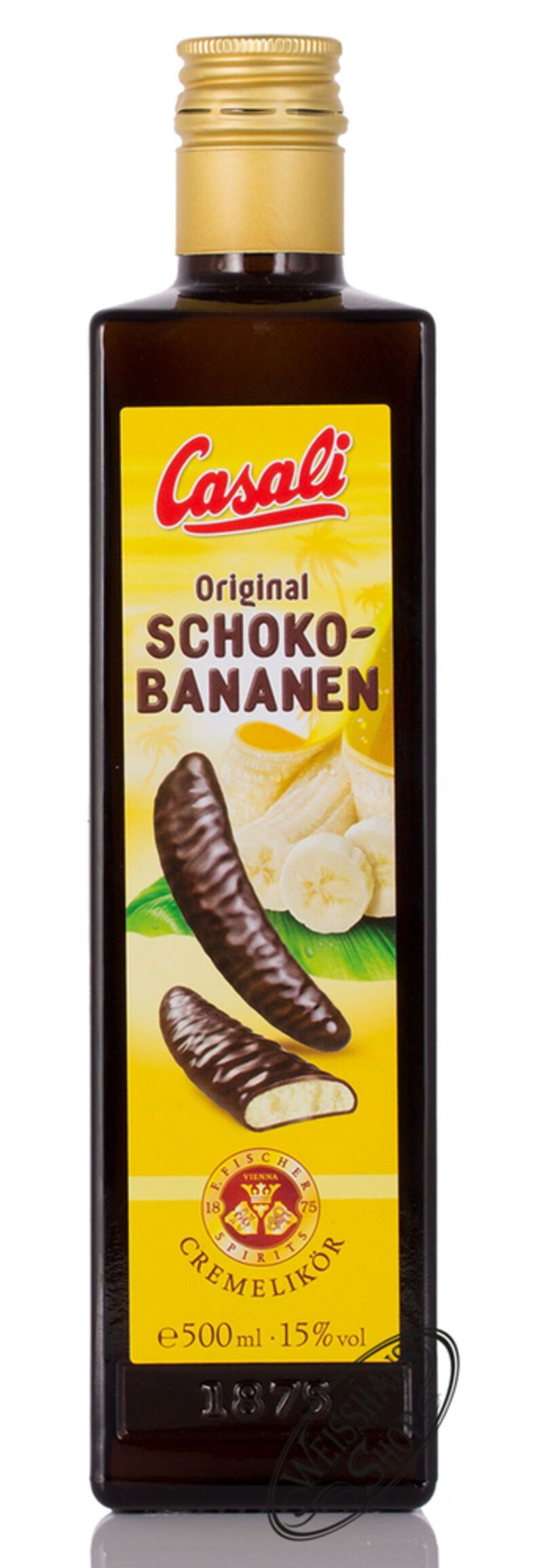 Casali Schoko-Bananen Cremelikör 15% vol. 0,50l