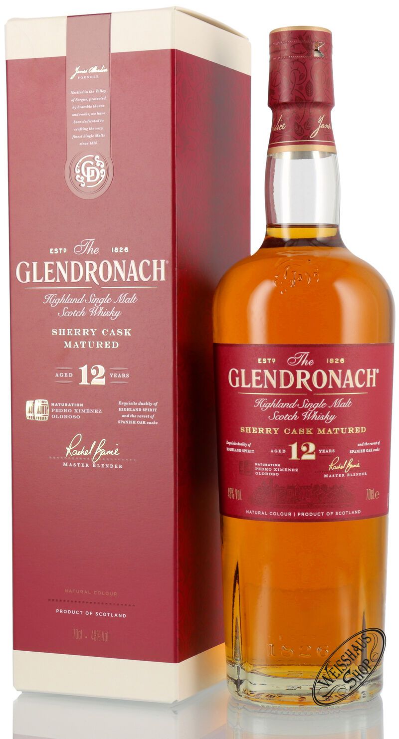 Glendronach 12 YO Original Whisky 43% vol. 0,70l