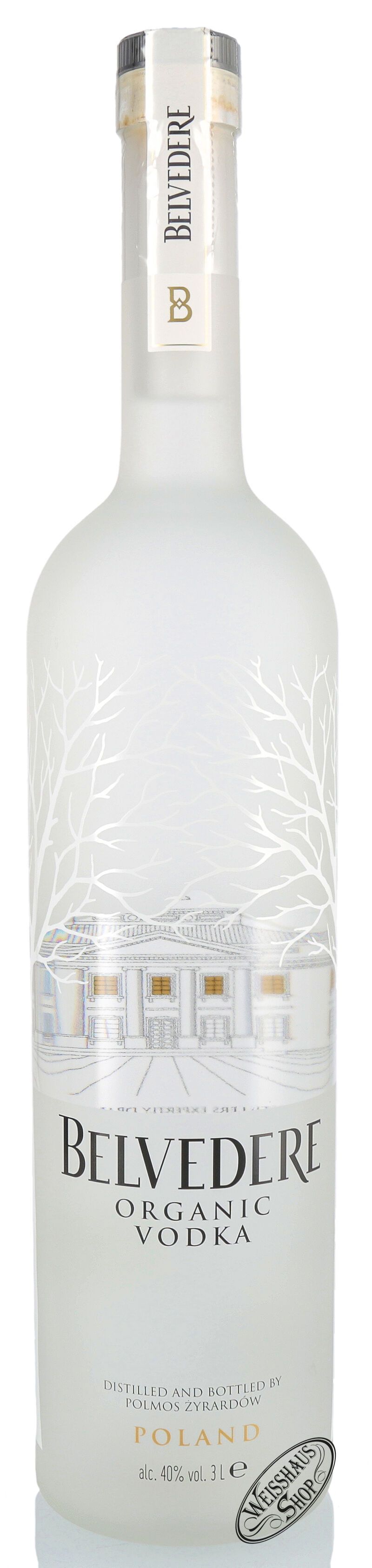 Belvedere Organic Vodka Illuminator 40% vol. 3,0l Doppelmagnum