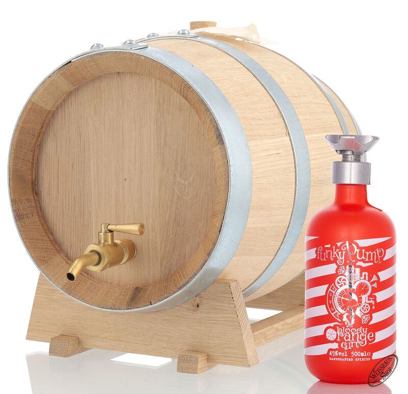Funky Pump Bloody Orange Gin 45% vol. 10l Fass Funky Pump Bloody Orange Gin 45% vol. 10l Fass