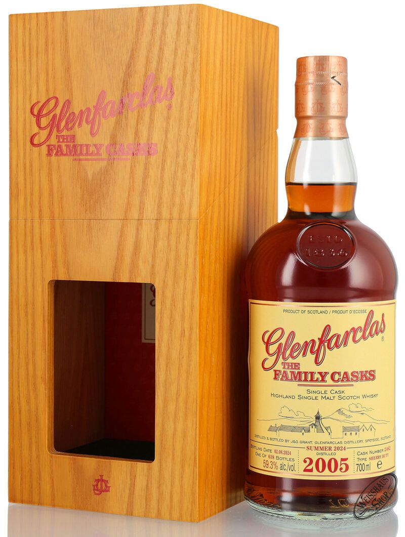 Glenfarclas Vintage 2005 Family Casks Whisky 59,3% vol. 0,70l Glenfarclas Vintage 2005 Family Casks Whisky 59,3% vol. 0,70l