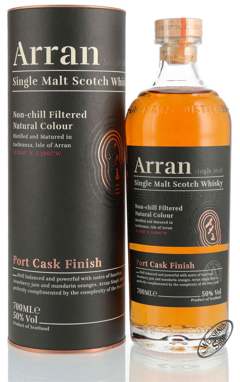 The Arran Port Cask Finish Whisky 50% vol. 0,70l