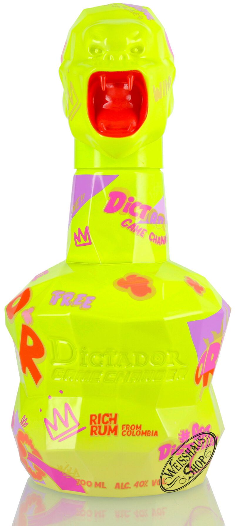 Dictador Game Changer Neon & Yellow Rum 40% vol. 0,70l