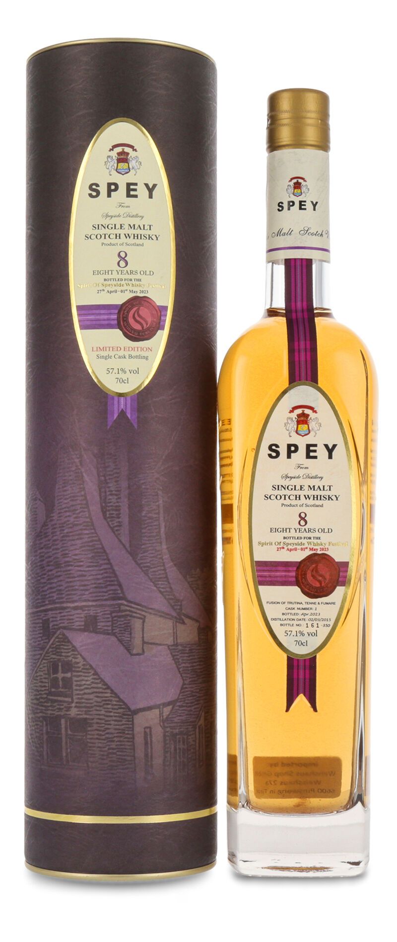 Spey Spirit of Speyside Whisky Festival 2023 Limited Edition Whisky 57,1% vol. 0,70l