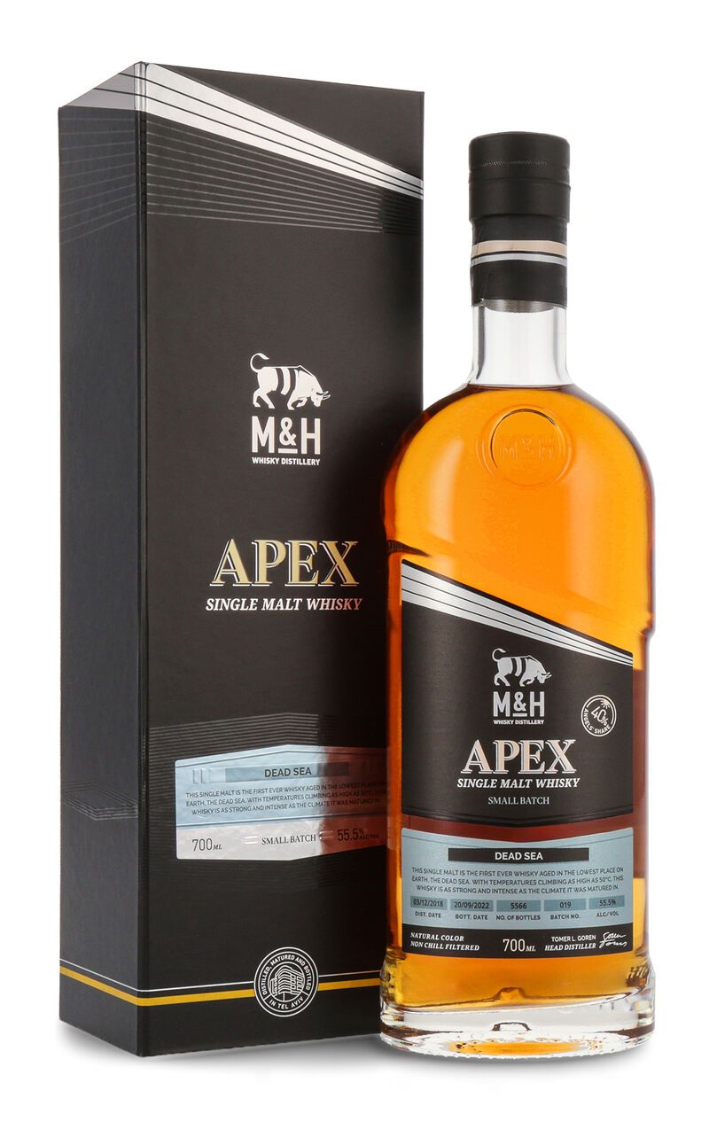 M&H APEX Dead Sea Whisky 55,5% vol. 0,70l
