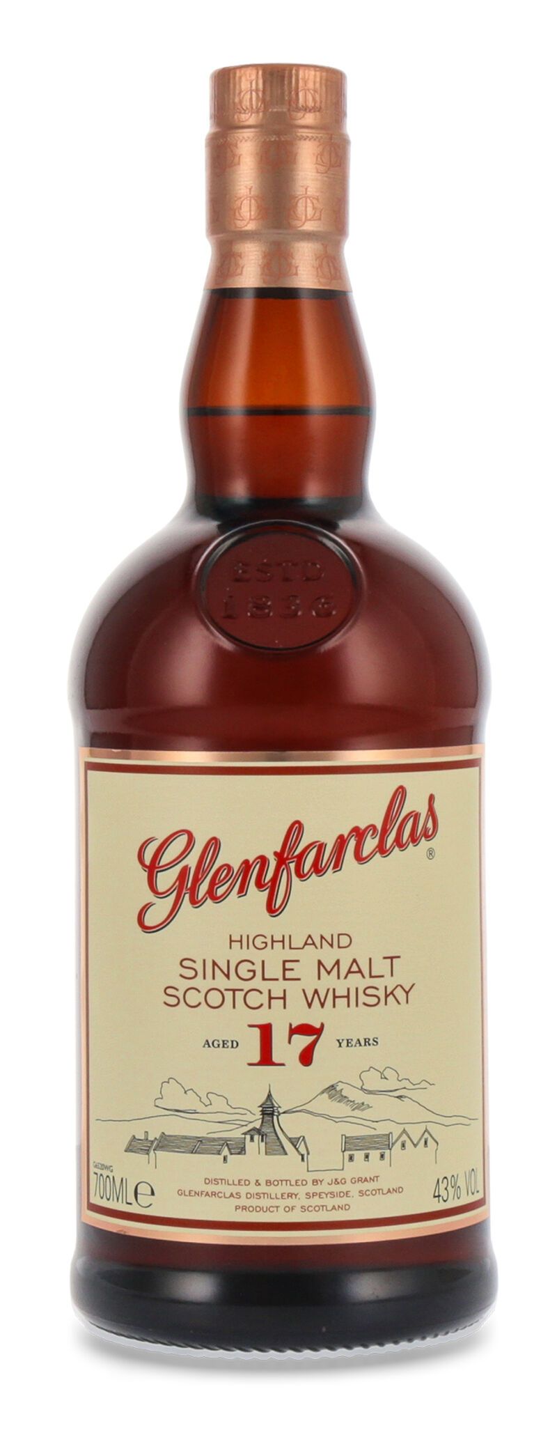 Glenfarclas 17 YO Whisky 43% vol. 0,70l