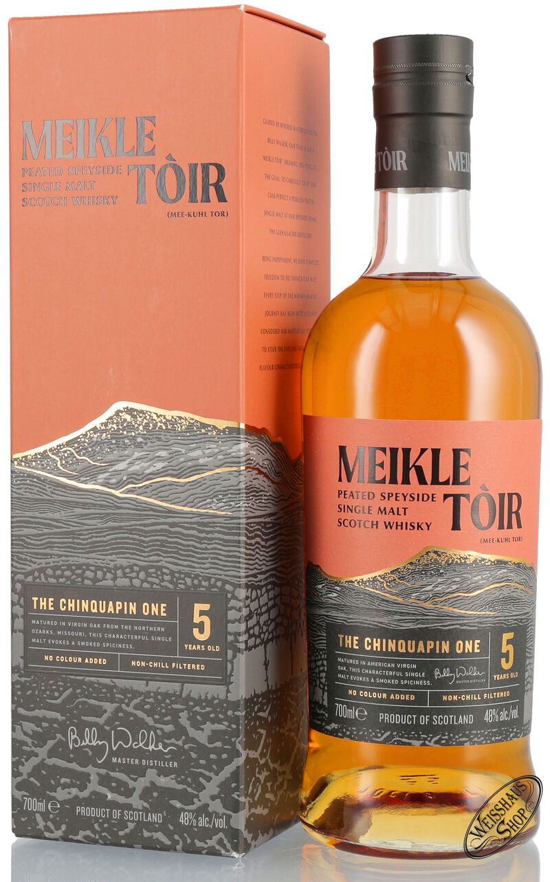 Meikle Tòir 5 YO The Chinquapin One Whisky 48% vol. 0,70l