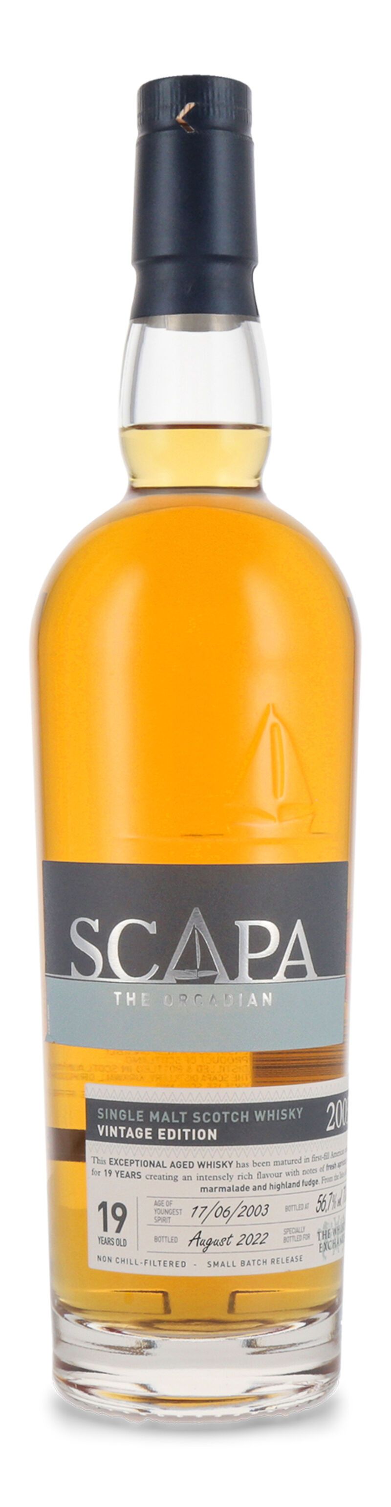 Scapa 19 YO Single Malt Whisky 56,7% vol. 0,70l