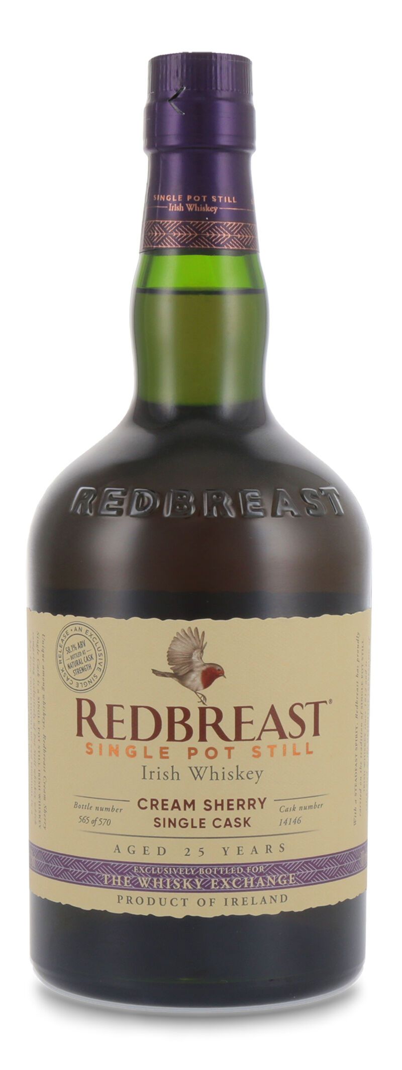 Redbreast 25 YO Irish Whiskey 58,1% vol. 0,70l