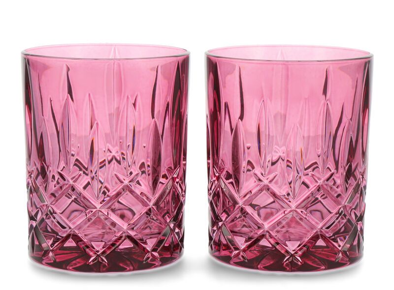 Nachtmann Noblesse Vintage Berry Whisky/Rum Tumbler Set 2 Gläser