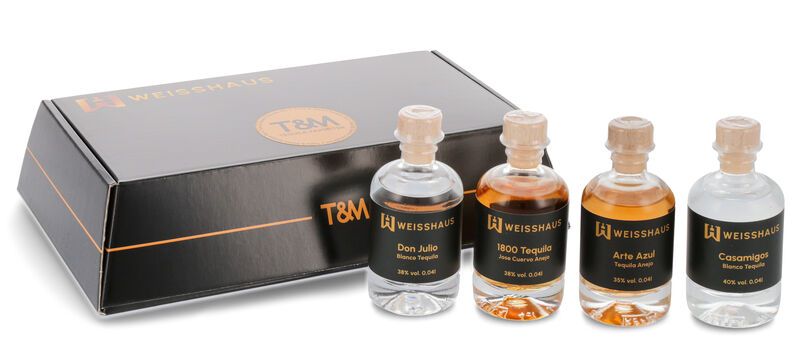 Taste and Match - Tequila-Favoriten 4 x 0,04l Weisshaus Sample Set