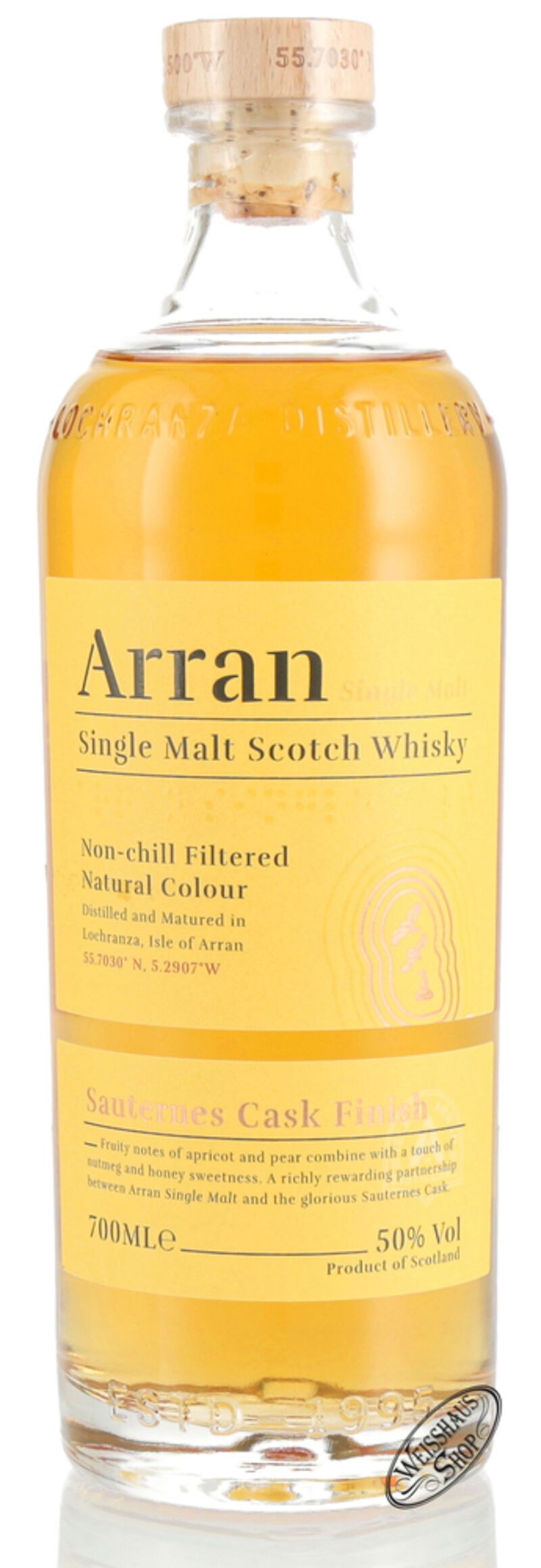 The Arran Sauternes Finish Whisky 50% vol. 0,70l