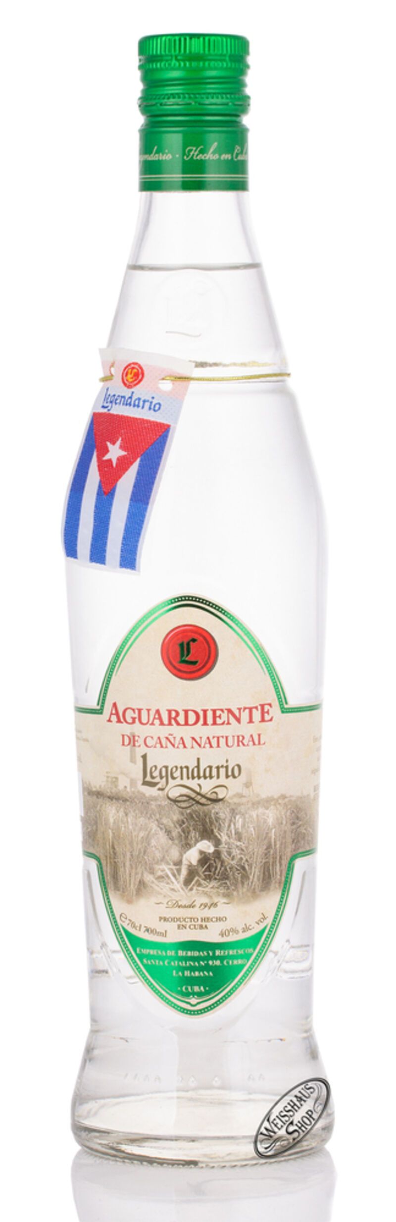 Legendario Aguardiente de Cana Natural 40% vol. 0,70l