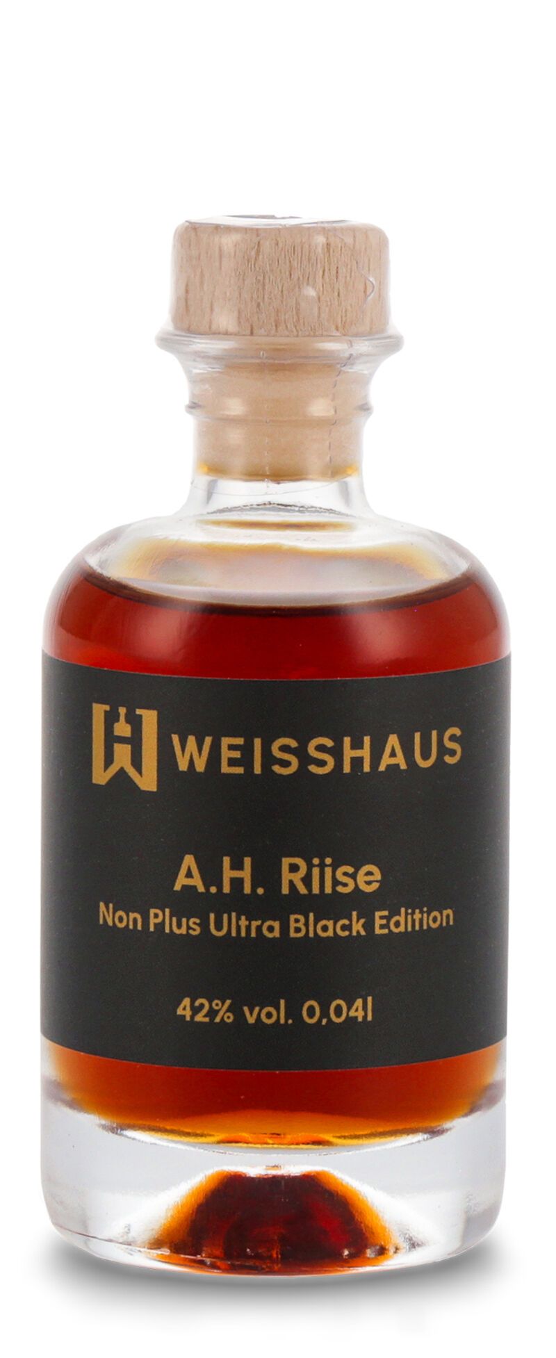 A.H. Riise Non Plus Ultra Black Edition 42% vol. 0,04l Weisshaus Sample