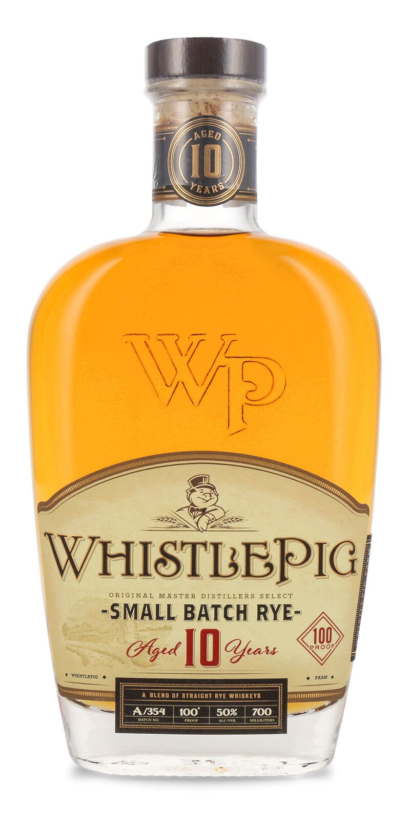 Whistle Pig 10 YO Straight Rye Whiskey 50% vol. 0,70l