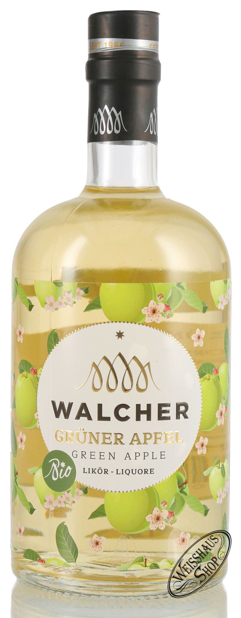 Walcher Bio Grüner Apfel Likör 20% vol. 0,70l Walcher Bio Grüner Apfel Likör 20% vol. 0,70l