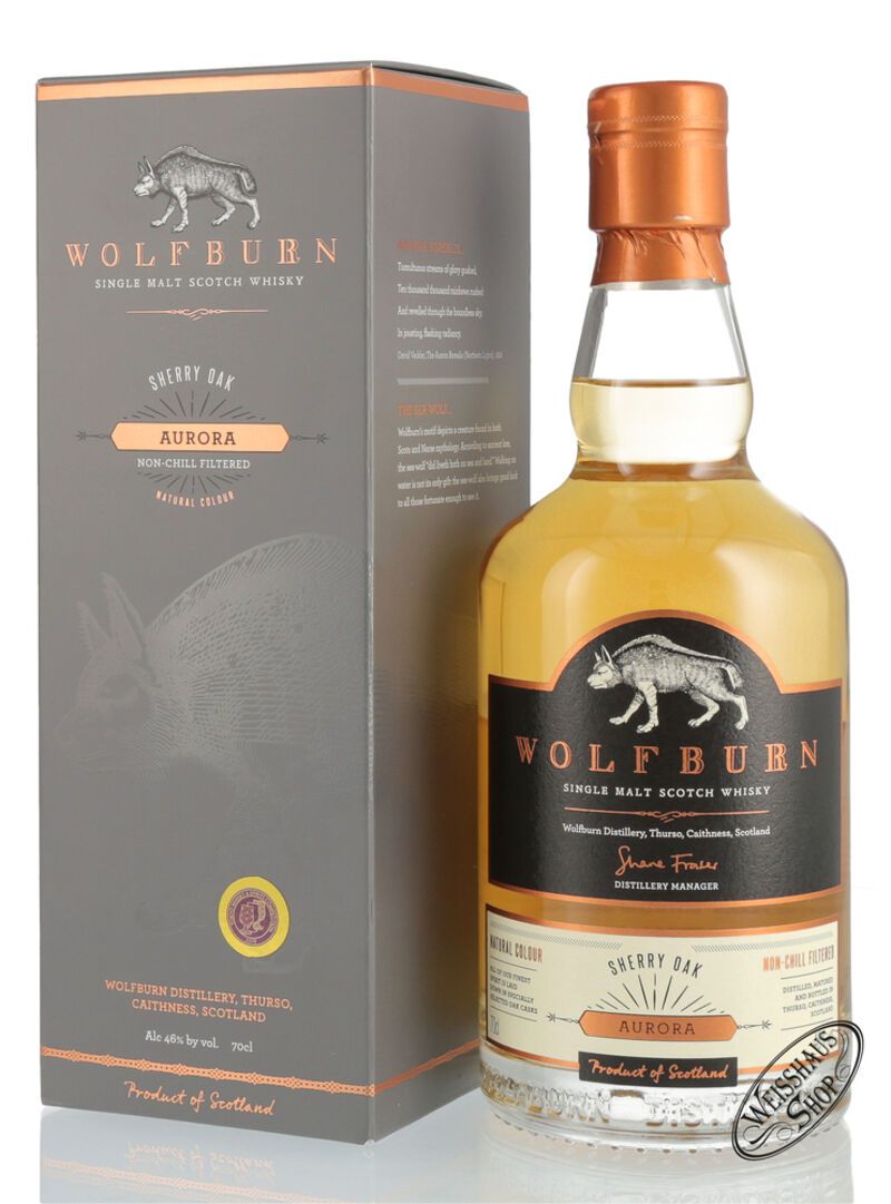 Wolfburn Aurora Whisky 46% vol. 0,70l Wolfburn Aurora Whisky 46% vol. 0,70l