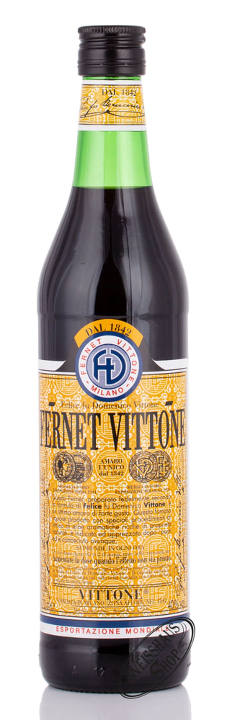 Fernet Vittone 40% vol. 0,70l Fernet Vittone 40% vol. 0,70l