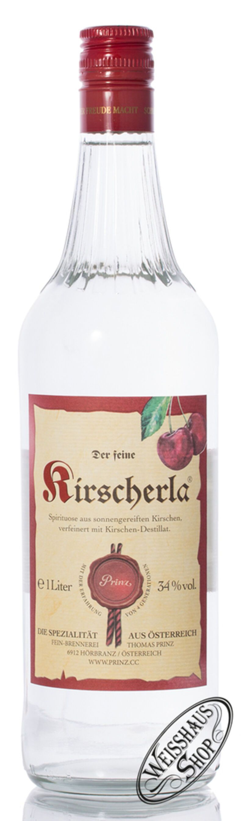 Prinz Kirscherla 34% vol. 1,0l