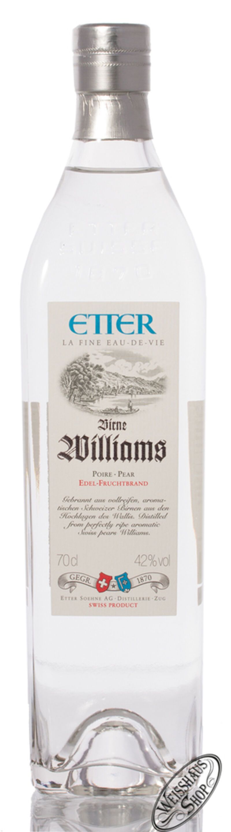 Etter Williams Birnen Brand 42% vol. 0,70l