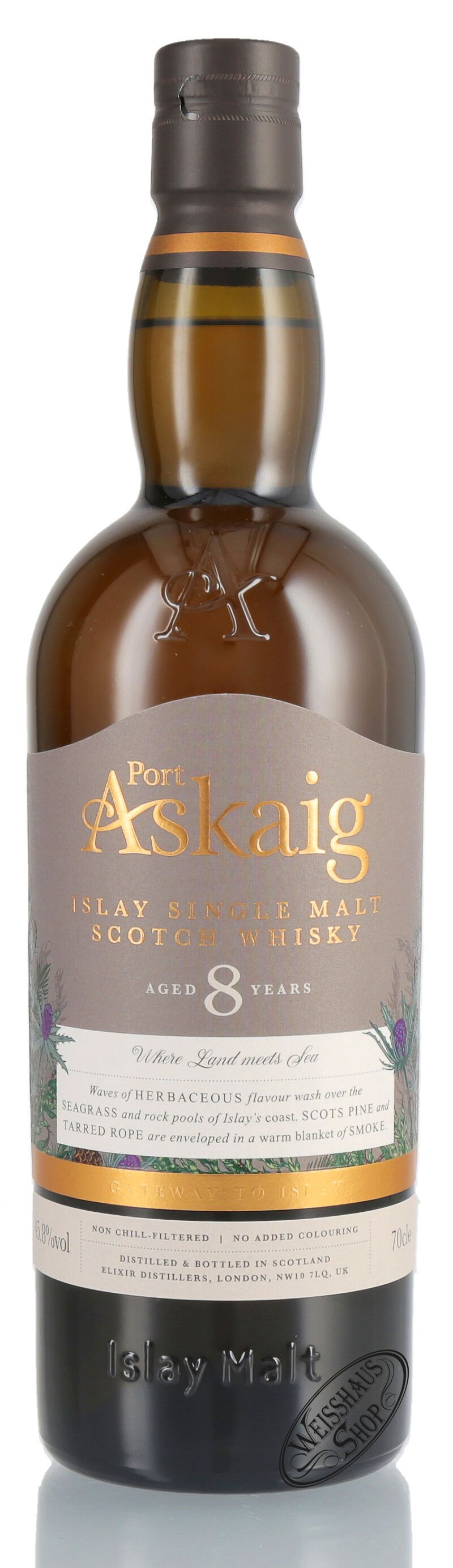 Port Askaig 8 YO Islay Single Malt Whisky 45,8% vol. 0,70l Port Askaig 8 YO Islay Single Malt Whisky 45,8% vol. 0,70l