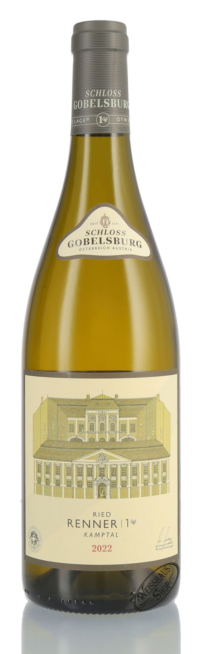 Schlosskellerei Gobelsburg Ried Renner Grüner Veltliner 2022 13,5% vol. 0,75l Schlosskellerei Gobelsburg Ried Renner Grüner Veltliner 2022 13,5% vol. 0,75l