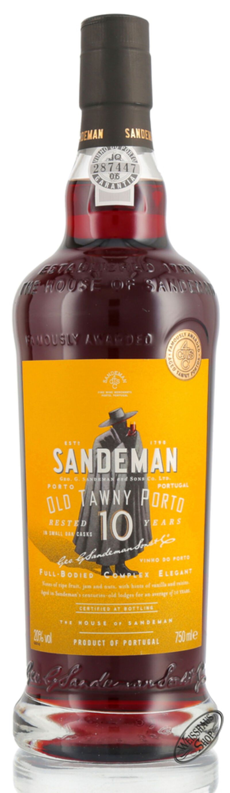 Sandeman 10 YO Tawny Port 20% vol. 0,75l