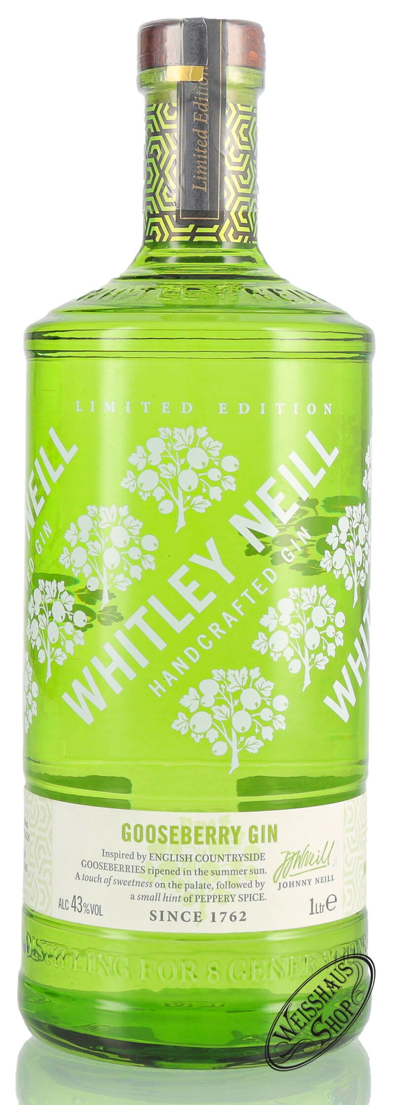 Whitley Neill Gooseberry Gin 43% vol. 1,0l Whitley Neill Gooseberry Gin 43% vol. 1,0l