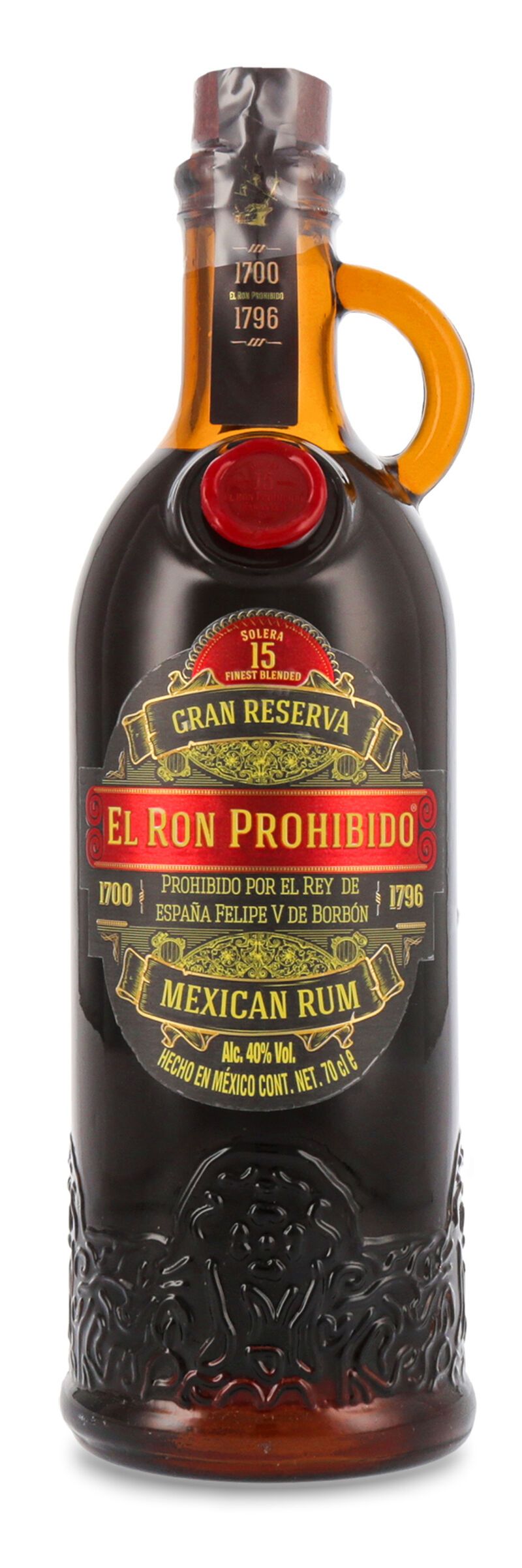 El Ron Prohibido 15 YO Rum 40% vol. 0,70l
