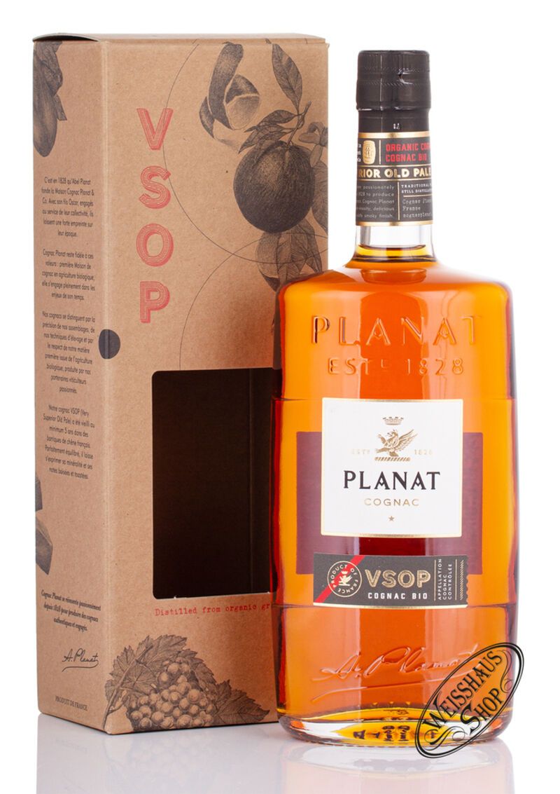 Planat Organic VSOP Cognac 40% vol. 0,70l