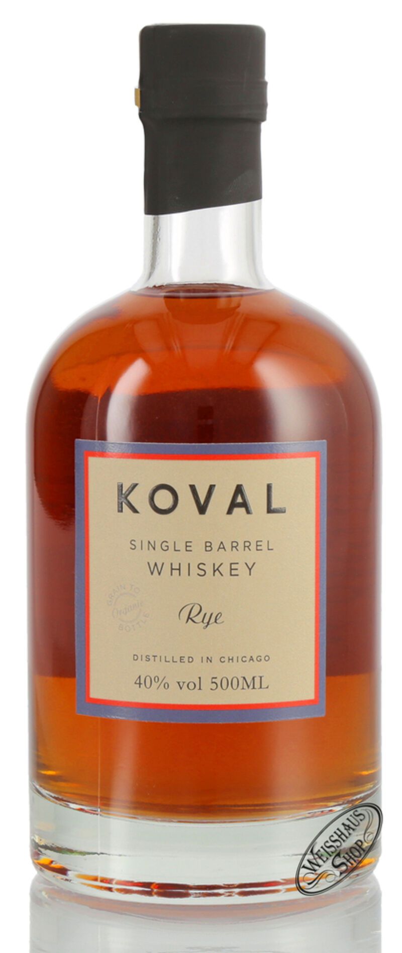 Koval Rye Single Barrel BIO Whiskey 40% vol. 0,50l