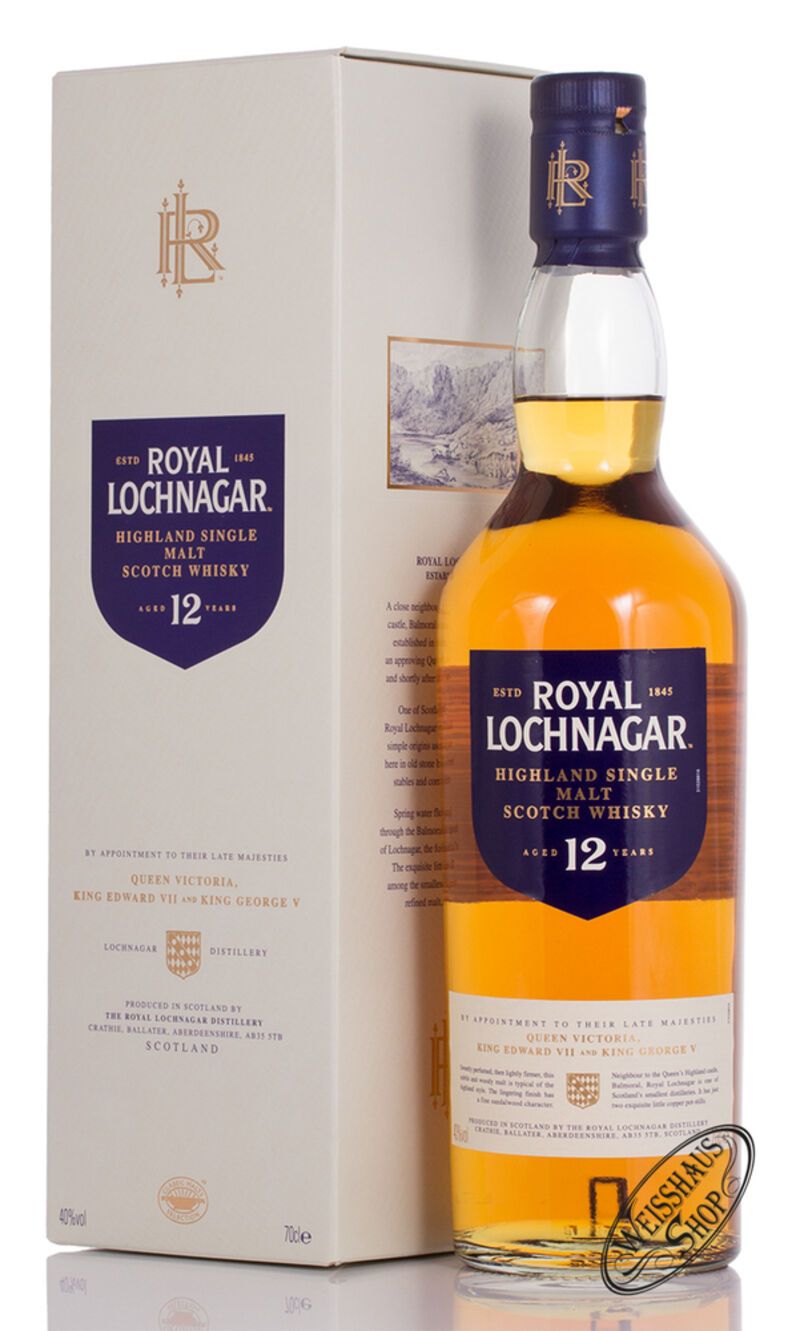 Royal Lochnagar 12 YO Single Malt Whisky 40% vol. 0,70l