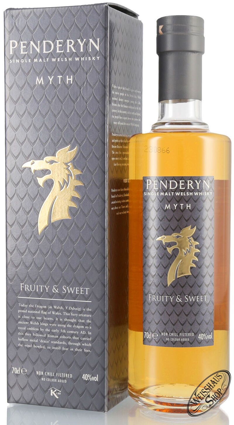 Penderyn Myth Single Malt Whisky 40% vol. 0,70l