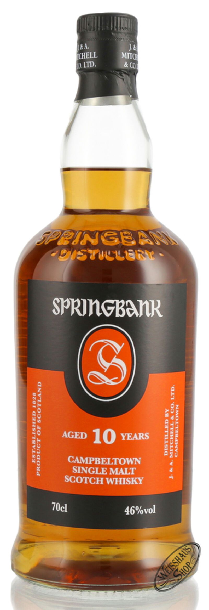 Springbank 10 YO Campbeltown Whisky 46% vol. 0,70l