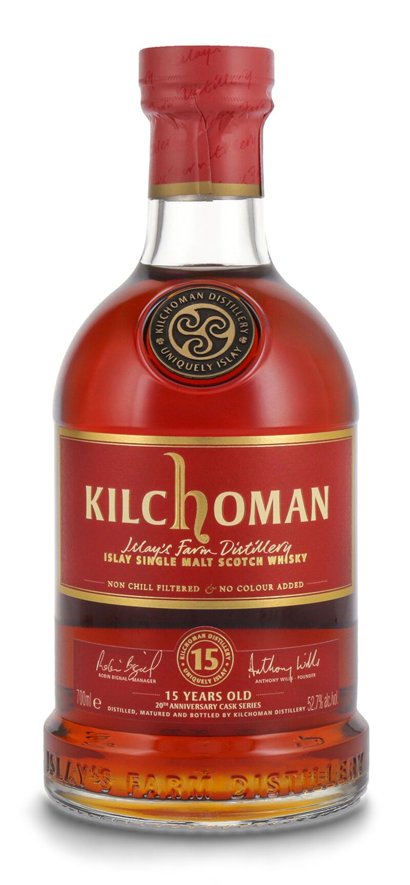 Kilchoman 15 YO Single Sherry Cask Islay Whisky 52,7% vol. 0,70l Kilchoman 15 YO Single Sherry Cask Islay Whisky 52,7% vol. 0,70l