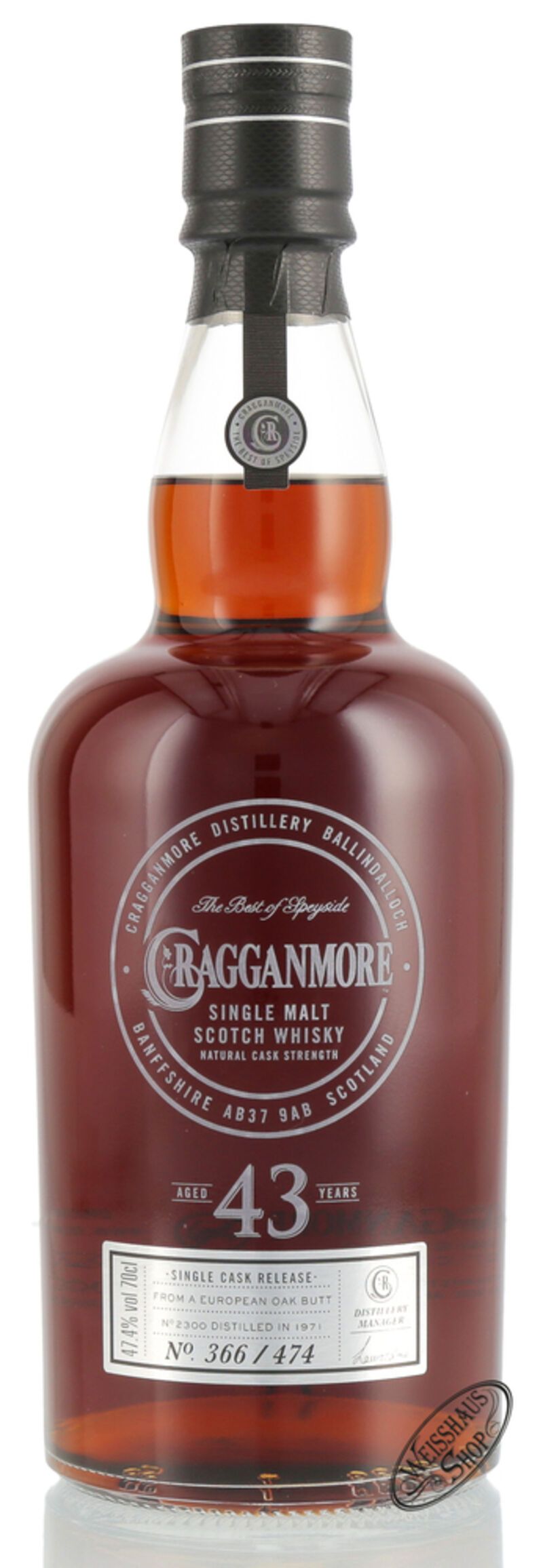 Cragganmore 43 YO Whisky 47,4% vol. 0,70l